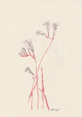 Картина Смешанная техника fleur 03 художника Зарецкая Виктория (embrassé par la muse)