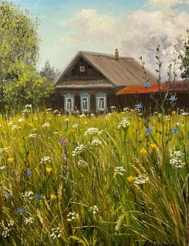 Картина Масло Лето художника Тикунова Ольга