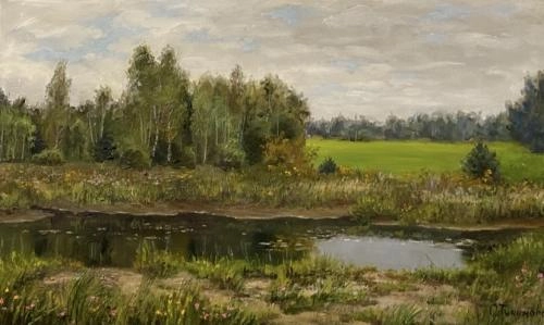 Картина Масло Прикосновение сентября художника Тикунова Ольга
