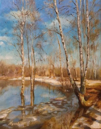 Картина Масло Весна художника Кулакова Александра