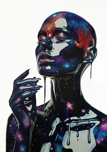 Картина Масло Туманность NGC 6992 художника Пацук Илона