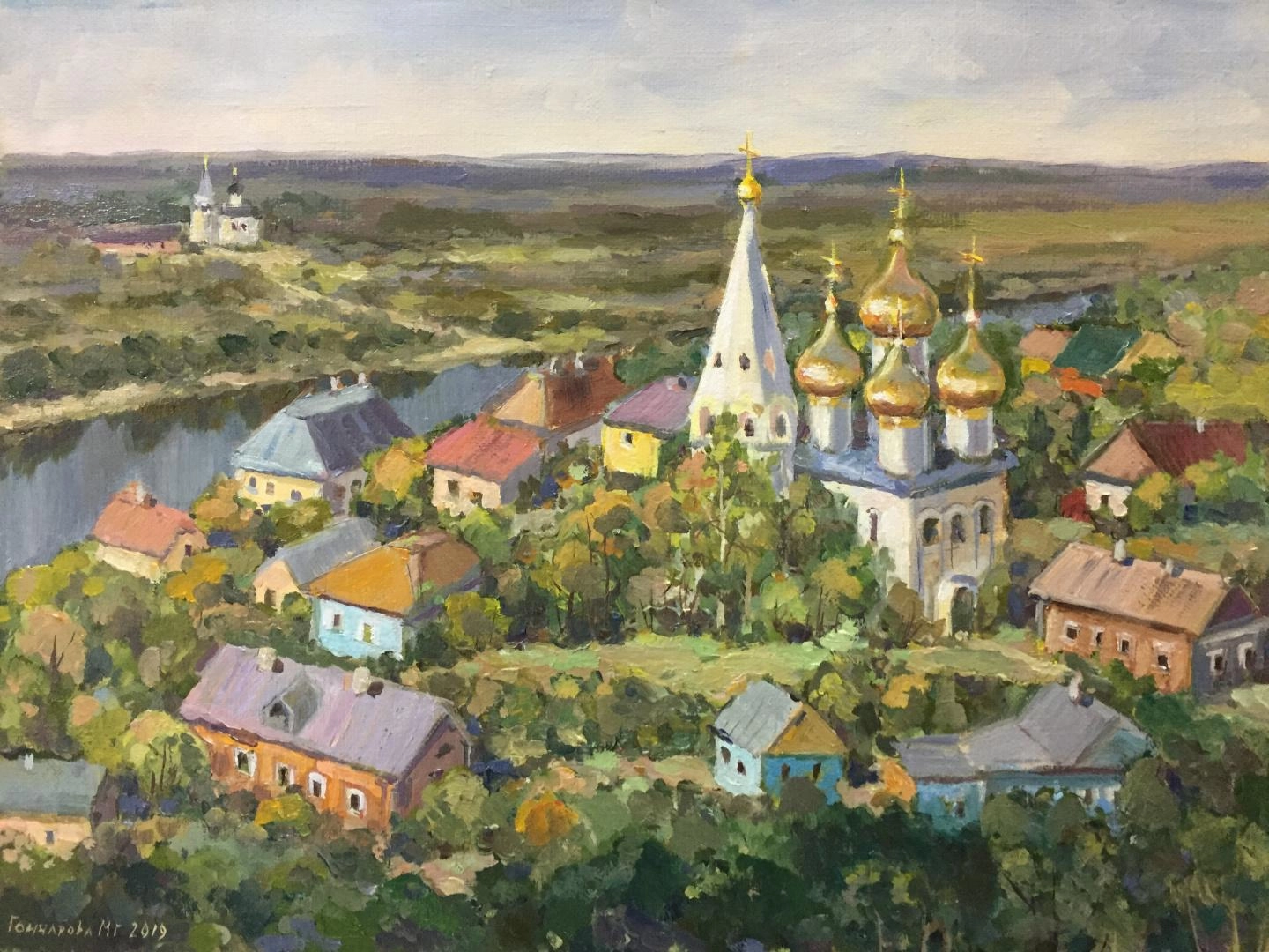Картина Масло Гороховец художника Гончарова Марина