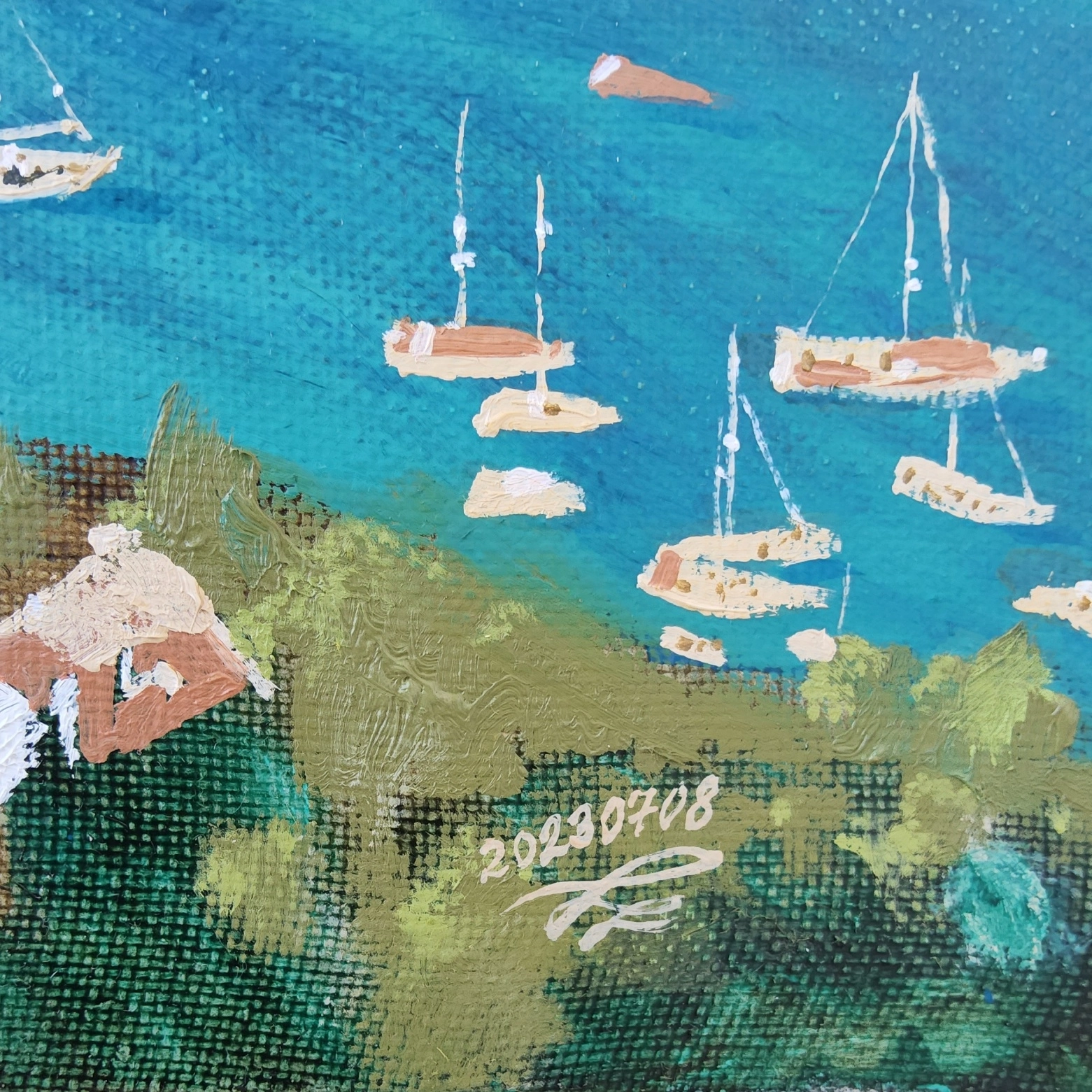 Картина Масло Portofino. Italia художника Евгений Чеснов