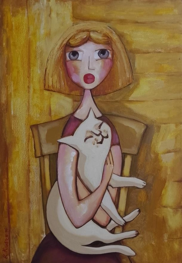 Картина  Собеседник Котэ художника Рома Кудзет