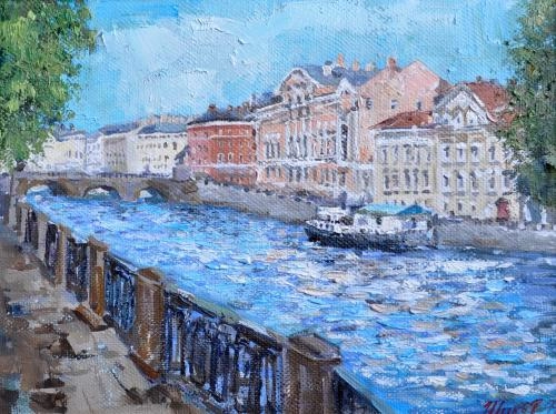 Картина Масло Дворец Белосельских Белозерских художника Жуков Фёдор Иванович