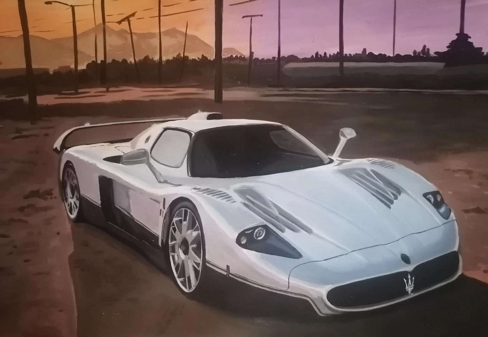 Картина Акрил Maserati MC12 художника Иван