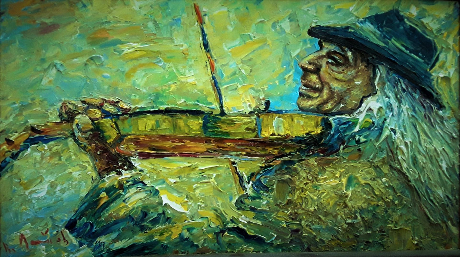 Картина Масло Скрипач художника Всеволод Лайков
