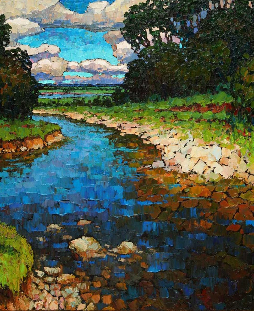 Картина Масло Прохлада. С облаками. художника Веселовский Валерий 