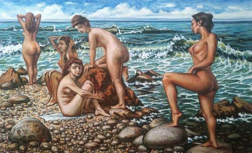 Картина Масло Амазонки художника Самсоненко Сергей