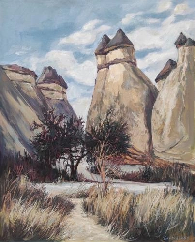 Картина Масло Каппадокия, пейзаж 2 художника Оксана Сотникова