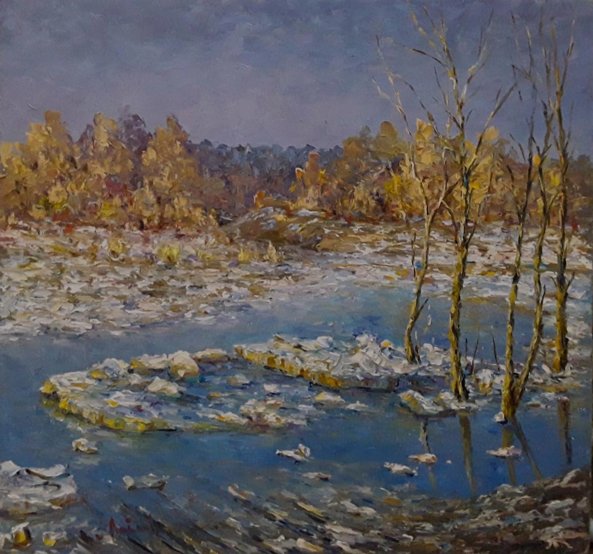 Картина Масло Март. художника Всеволод Лайков
