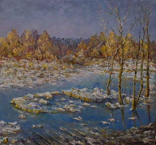 Картина Масло Март. художника Всеволод Лайков