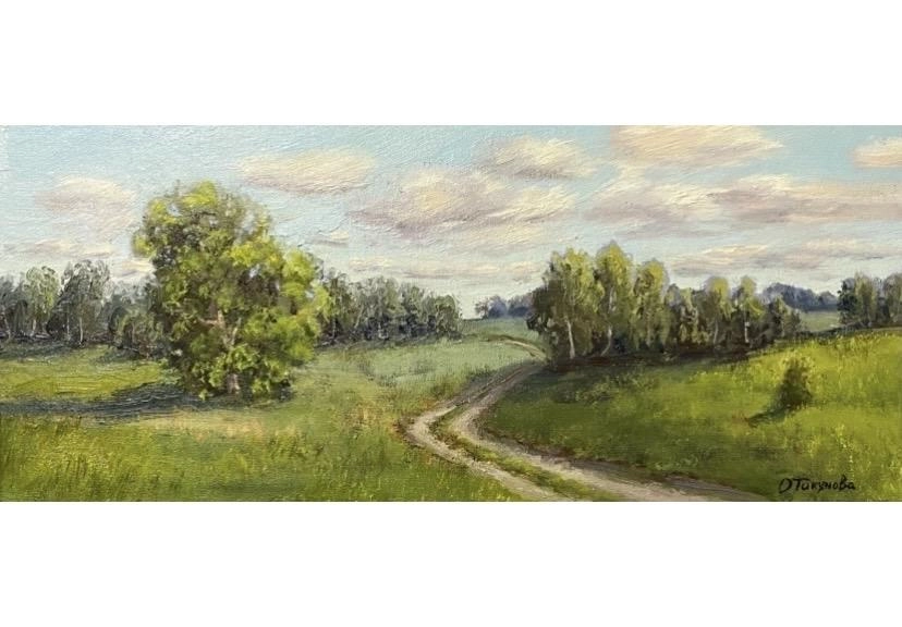 Картина Масло Летнее раздолье художника Тикунова Ольга