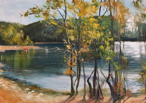 Картина Масло У Молодецкого Кургана художника Леднев Александр