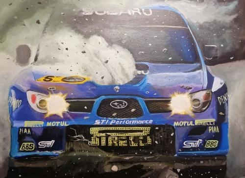Картина Акрил Subaru Impreza WRX STI художника Иван