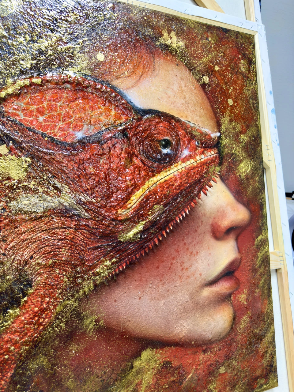 Картина Смешанная техника Иллюзия осознания художника Ксения Елисеева