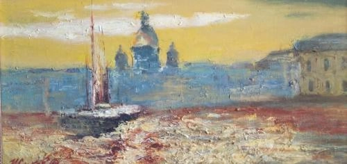 Картина Масло Золотые парусники художника Жуков Фёдор Иванович