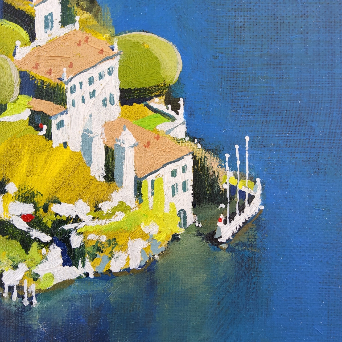 Картина Масло Villa del Balbianello художника Евгений Чеснов
