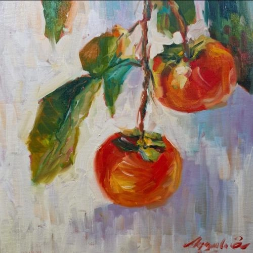 Картина Масло Хурма  художника Меркулова София