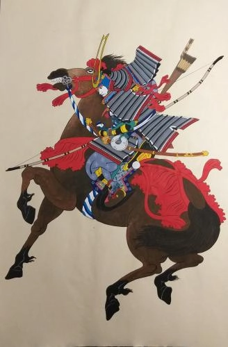 Картина Смешанная техника Всадник художника ирина молодцова