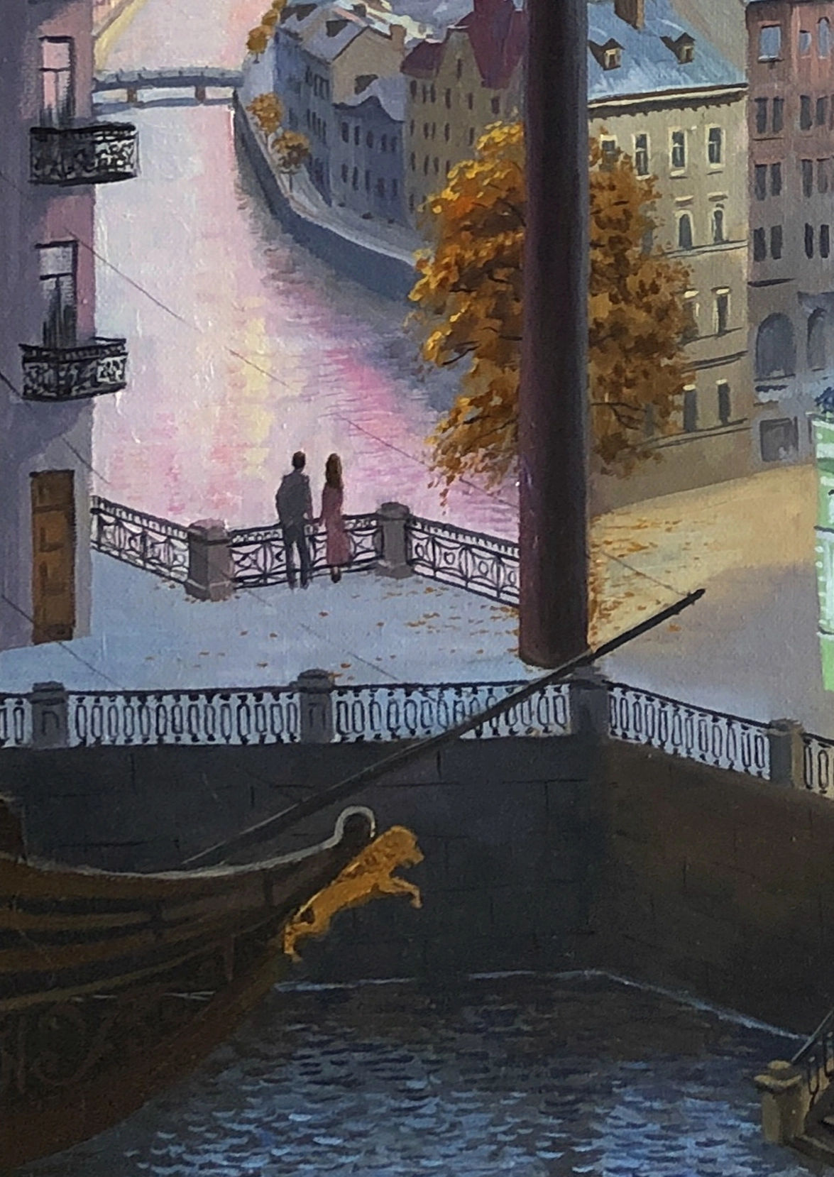 Картина Масло Петербургская фантазия. Утро, день и ночь. Шкатулка-Мариинка. художника Болотов Александр