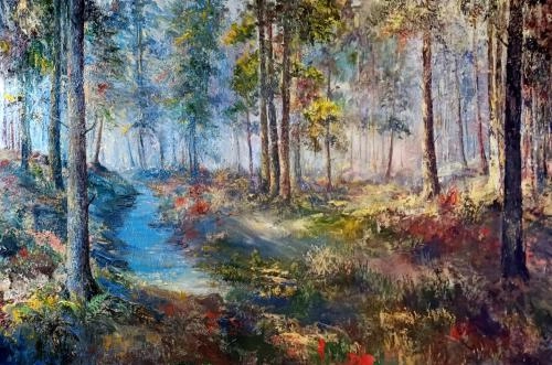 Картина Масло Магия леса художника Муртазин Ильгиз