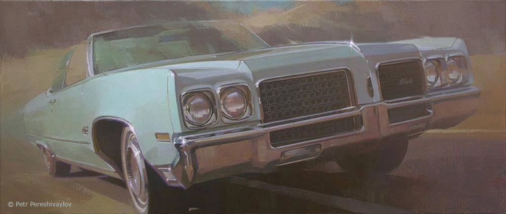 Картина Масло Oldsmobile 98 художника Петр Перешивайлов