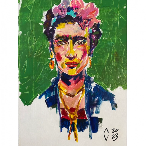 Картина Акрил Frida Kahlo художника Алена Войно