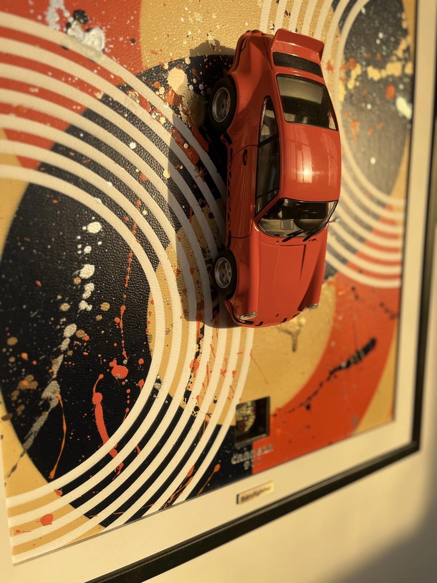 Картина Смешанная техника Porsche 911 (Orange style) художника Базаров Алексей