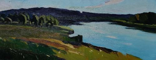 Картина Масло «Вечер» Июль художника Шихов Андрей
