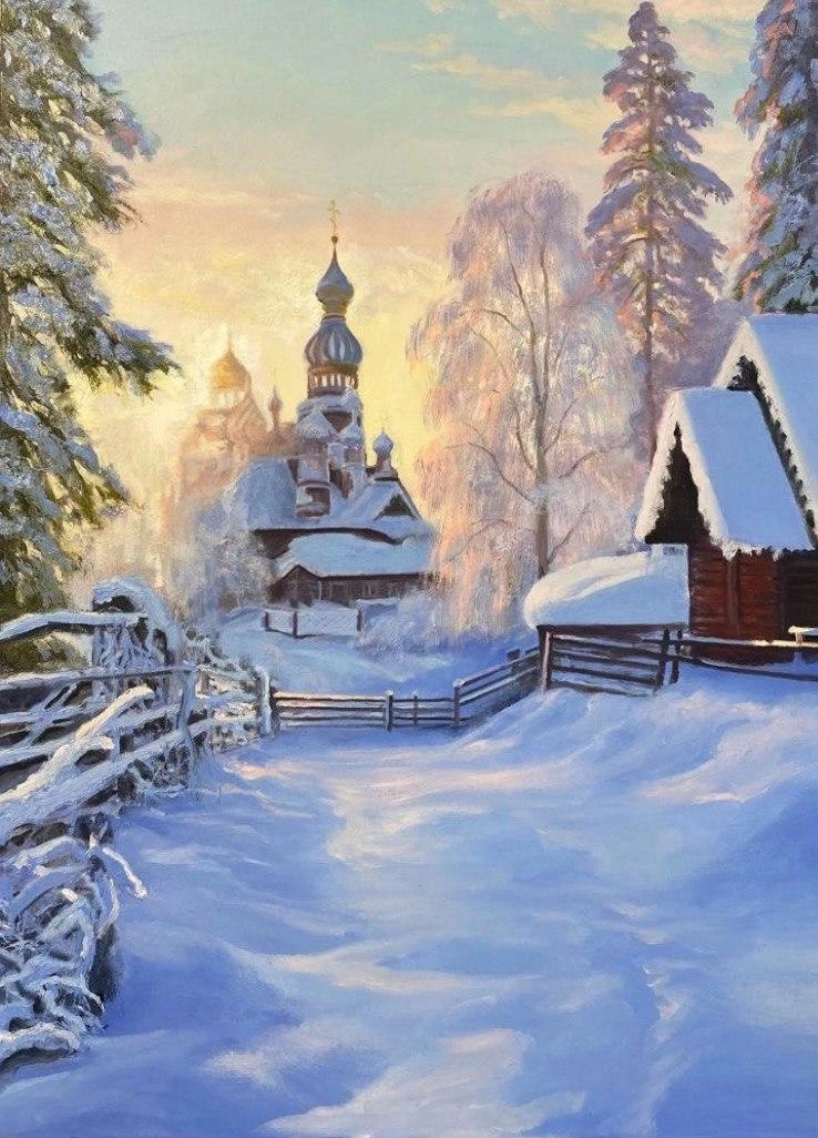 Картина Масло Обитель художника Грабова Ирина
