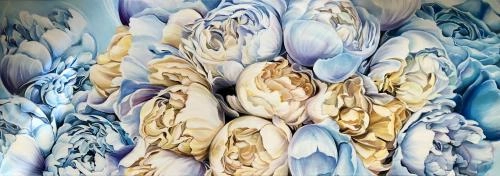 Картина Масло НЕБЕСНЫЕ ПИОНЫ художника Чернова Ольга