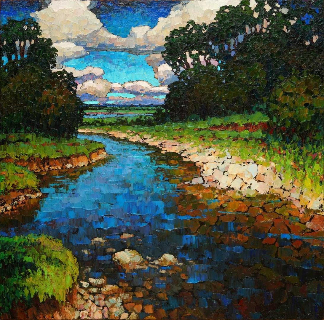 Картина Масло Прохлада. С облаками. художника Веселовский Валерий 