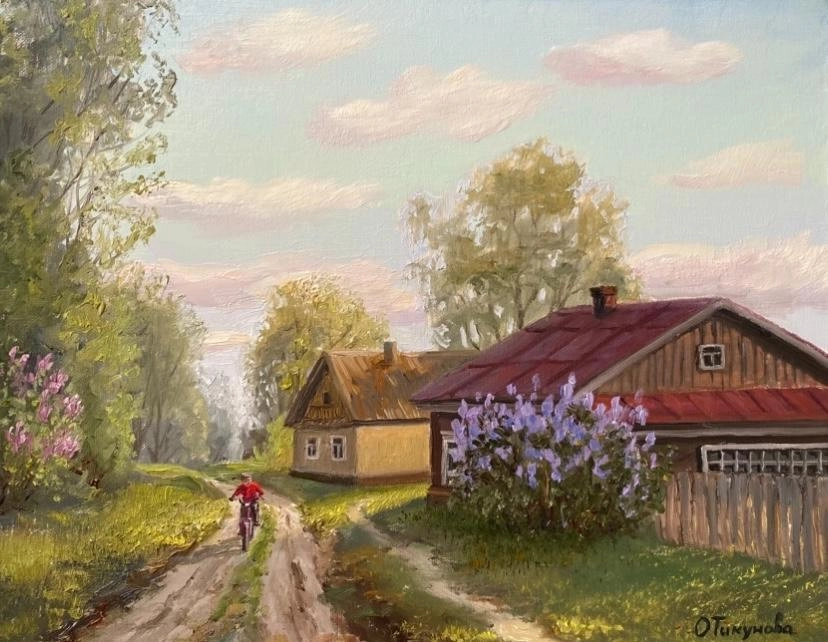 Картина Масло Лето впереди! художника Тикунова Ольга
