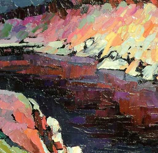 Картина Масло Берег. Этюд. художника Веселовский Валерий 