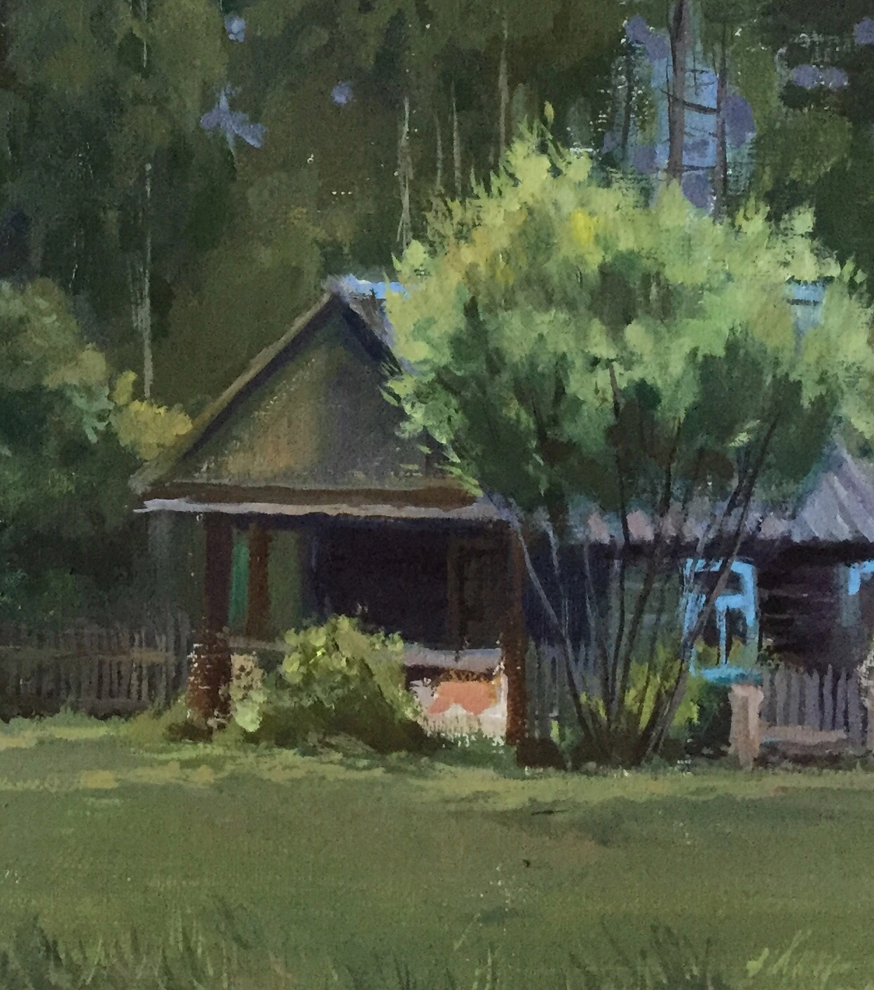 Картина Масло Июньский день  художника Гончарова Марина