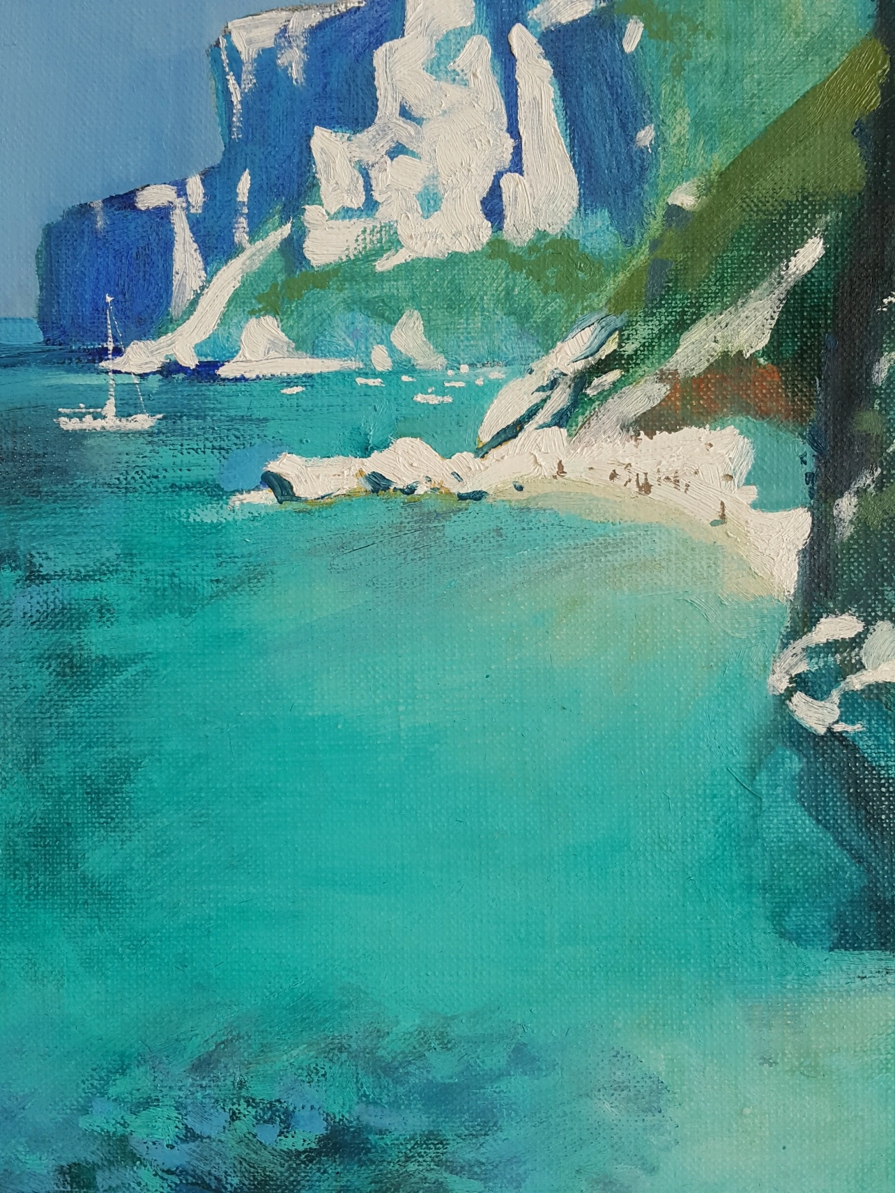 Картина Масло Cala delle Sorgenti. Sardegna художника Евгений Чеснов