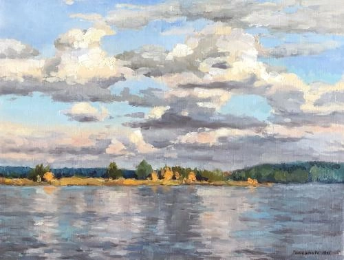 Картина Масло Горизонт художника Гончарова Марина