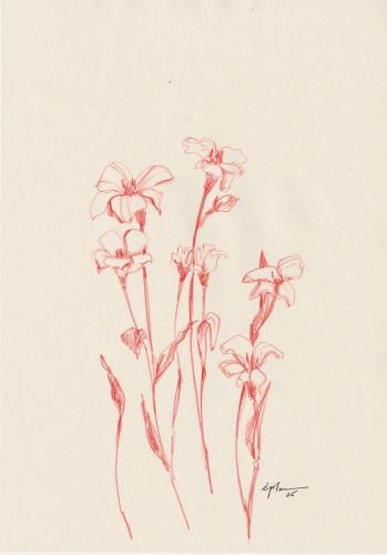 Картина Смешанная техника fleur 01 художника Зарецкая Виктория (embrassé par la muse)