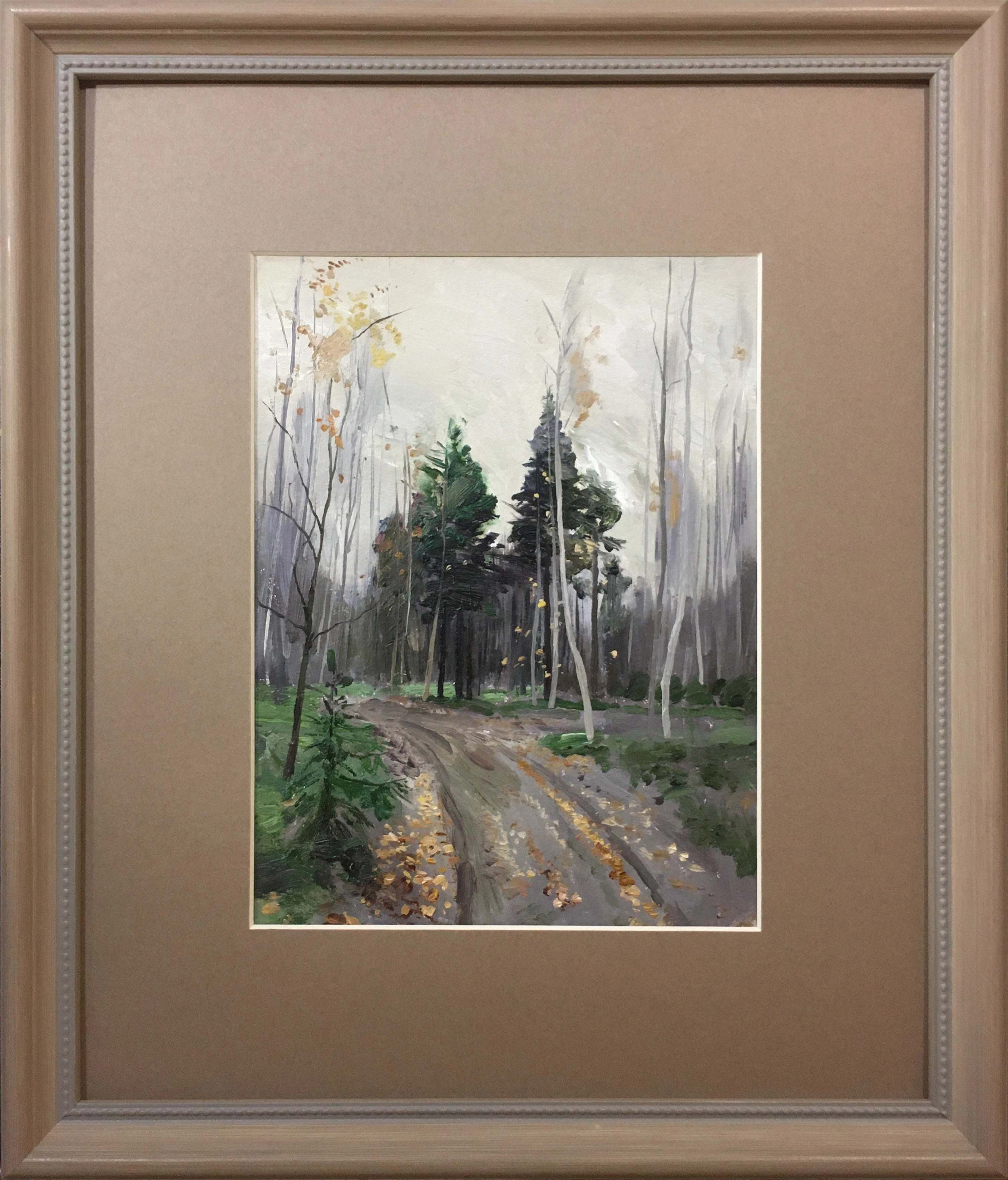 Картина Масло Осенний день 2 художника Машин Игорь