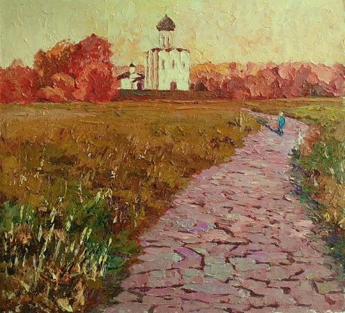 Картина Масло Церковь Покрова художника Рудник Михаил