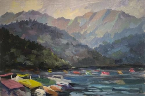Картина Масло Рица художника 