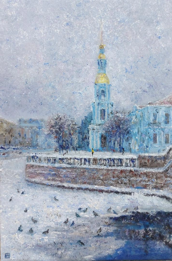 Картина Масло Коломна художника Муравейникова Юлия