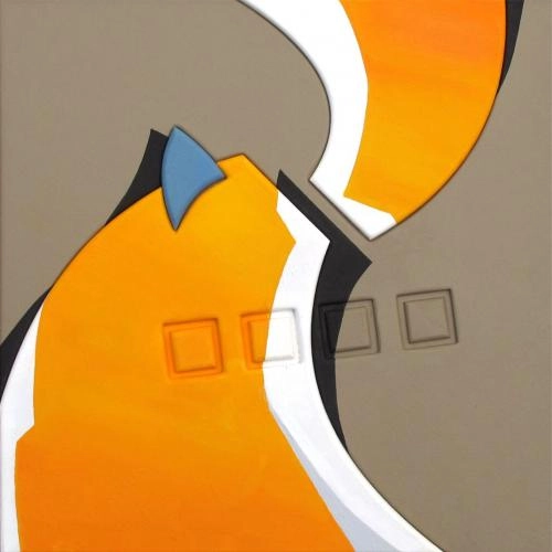 Картина Акрил Orange. художника Маслов Евгений.