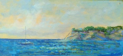 Картина Масло Мыс на Черном море. Пленэр ZhNataly художника Журавлёва Наталья