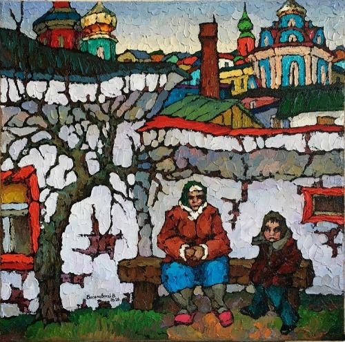 Картина Масло Шпана. Этюд.  художника Веселовский Валерий 