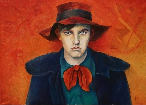 Картина Масло Маяковский художника Олег Попов