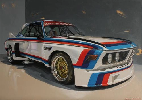 Картина Акрил BMW 3.0 CSL художника 