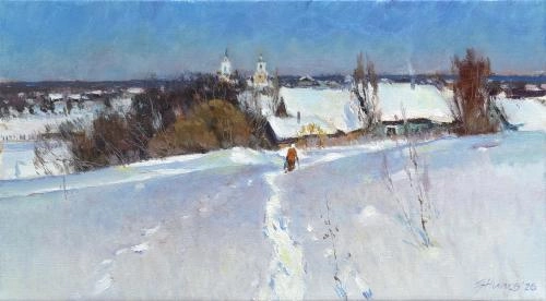 Картина  Мартовская лазурь художника Жилов Андрей