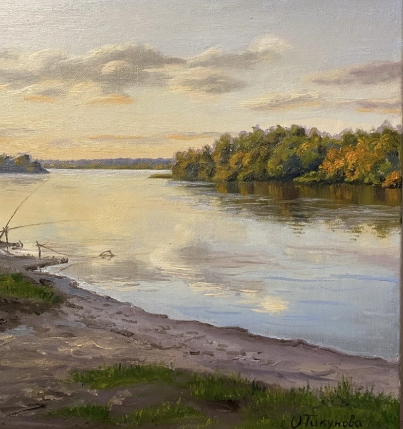 Картина Масло На утренней зорьке художника Тикунова Ольга